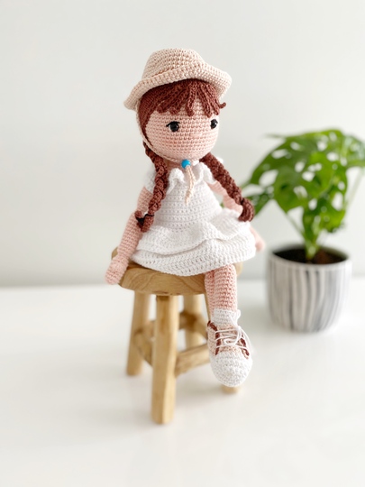 Häkelanleitung Cowgirl Lalin