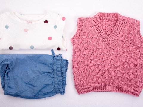 Strickanleitung Babypullunder Kasimir Gr. 62/68 - 86/92