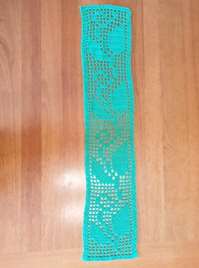 Anleitung Herbstblatt Tischläufer