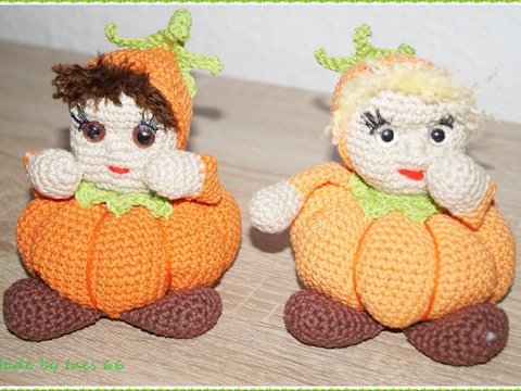 Anleitung Kürbis- Dolls Herbstdeko