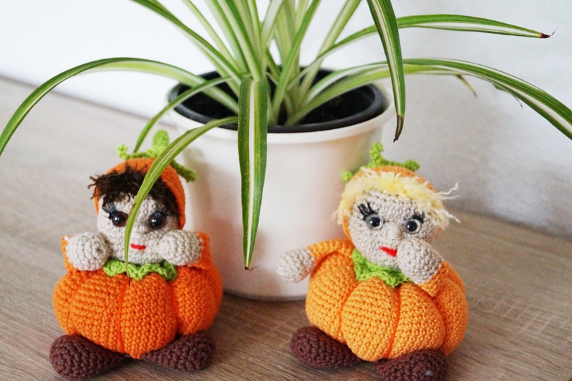 Anleitung Kürbis- Dolls Herbstdeko