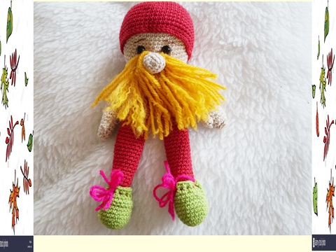 Anleitung Herbsttroll Herr Rübli Kantenhocker