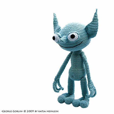 George Goblin by Katja Heinlein, PDF crochet pattern, tutorial