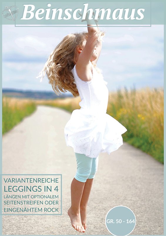 Beinschmaus - Variantenreiche Leggings mit Tellerrock (Gr. 50 - 164)