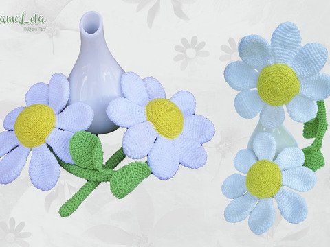 Dekoration MARGERITE - Häkelanleitung