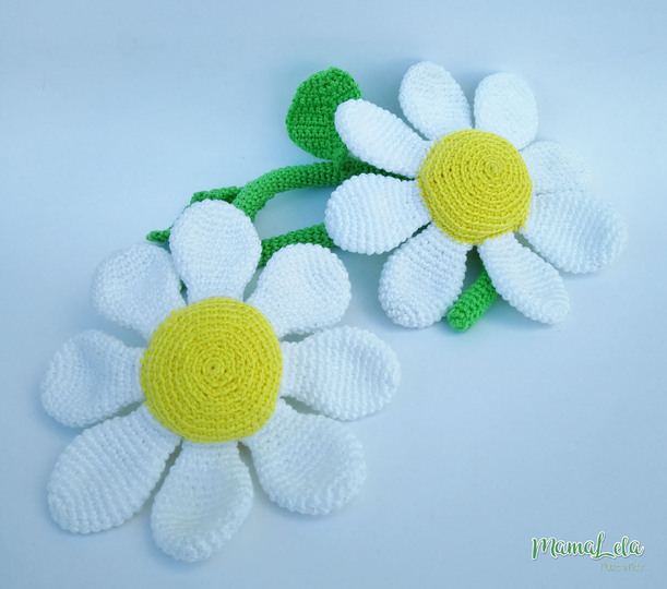 Dekoration MARGERITE - Häkelanleitung