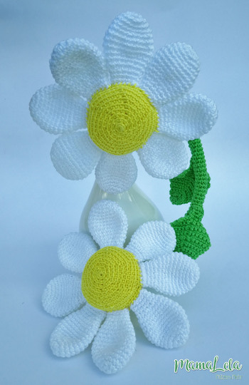 Dekoration MARGERITE - Häkelanleitung