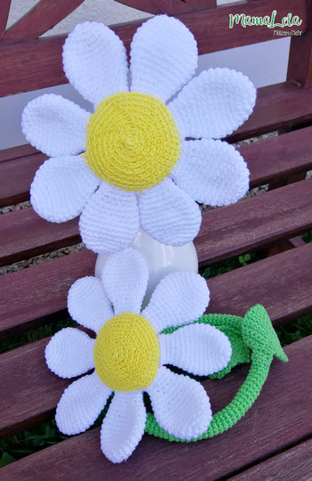 Dekoration MARGERITE - Häkelanleitung