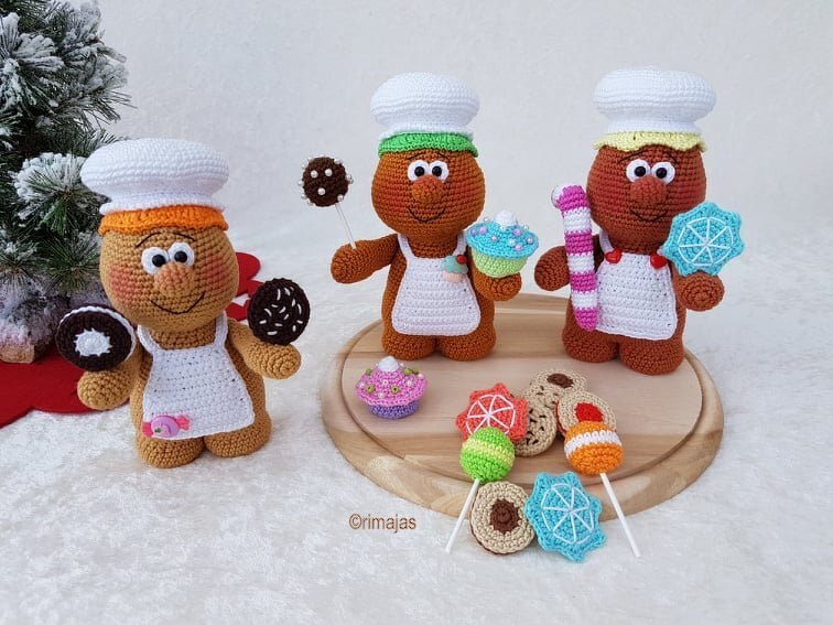 Häkelanleitung - In der Weihnachtsbäckerei