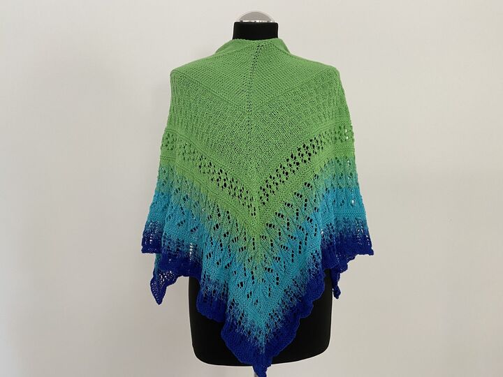 Strickanleitung - Tuch "Under the Sea"