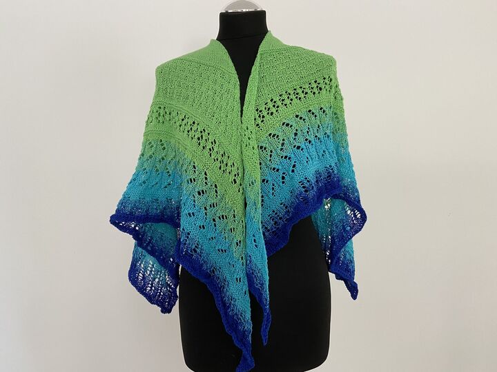 Strickanleitung - Tuch "Under the Sea"