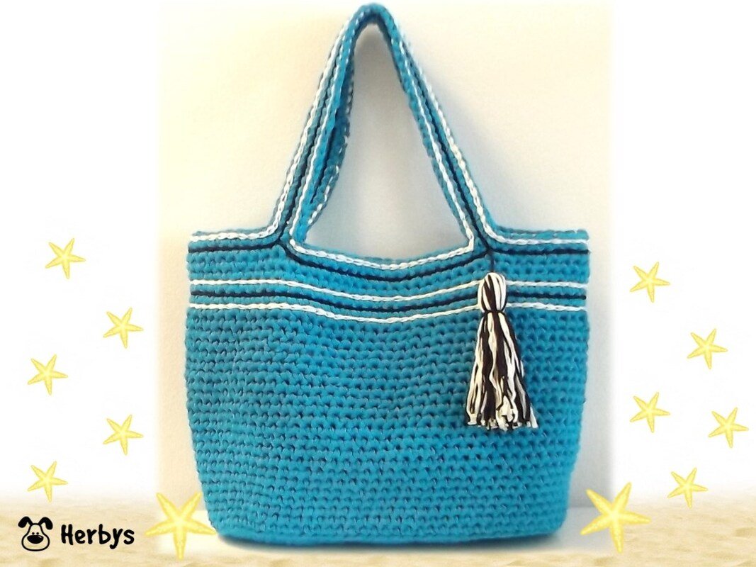 Häkelanleitung Shopper Tasche "Summer"