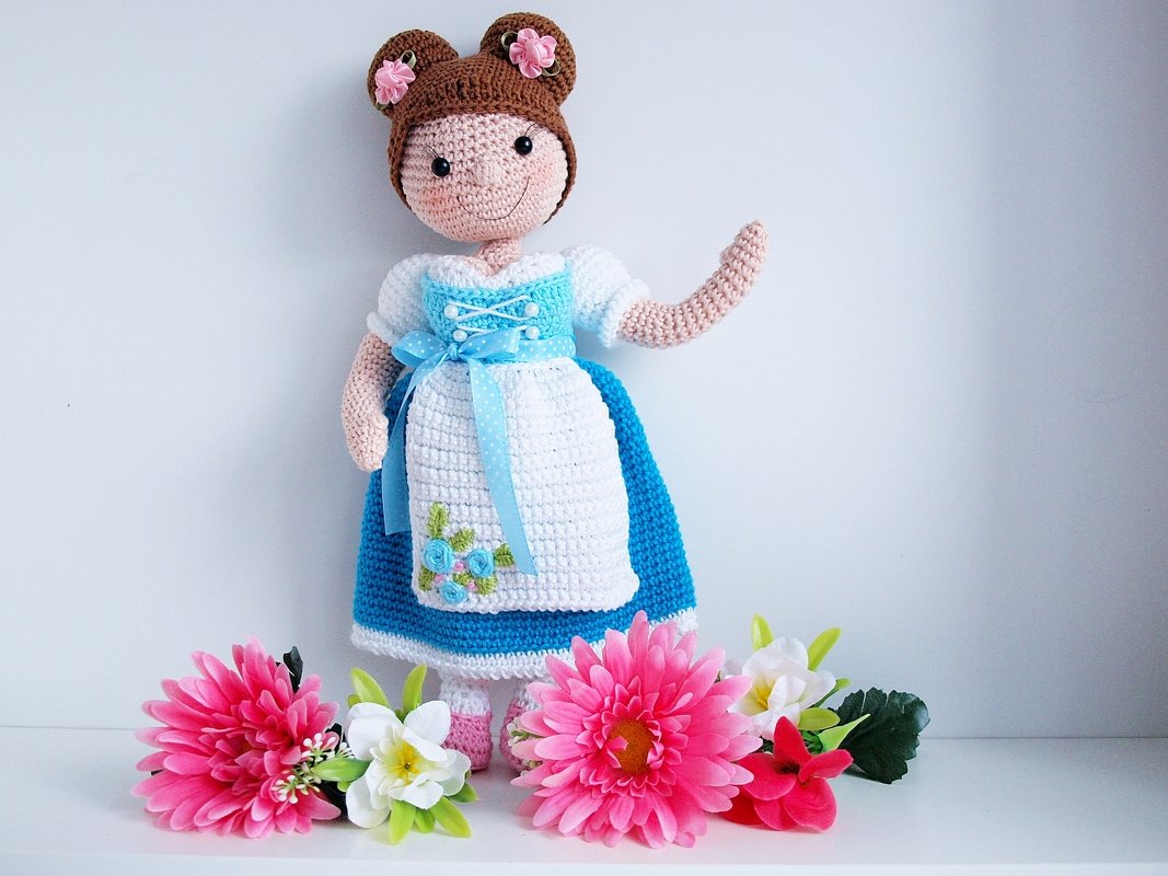 Häkelanleitung Puppen Liesl, Rosi und Hanni - PDF Datei - Bild 2