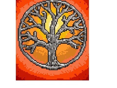 Häkelmuster * Yggdrasil & THE rising SUN * Grafik für FM Decke