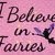 Stickdatei Fee Elfe I believe in Fairies