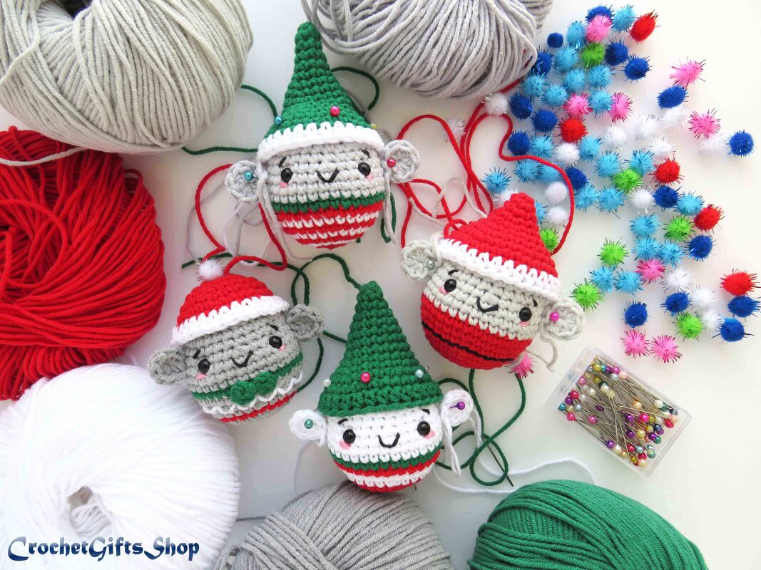 Crochet Pattern Christmas ornament Nutcracker and friends - Image 5