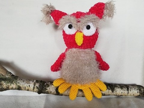 Eule Olga, Häkelanleitung