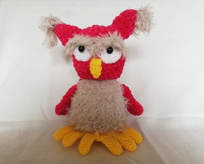 Eule Olga, Häkelanleitung