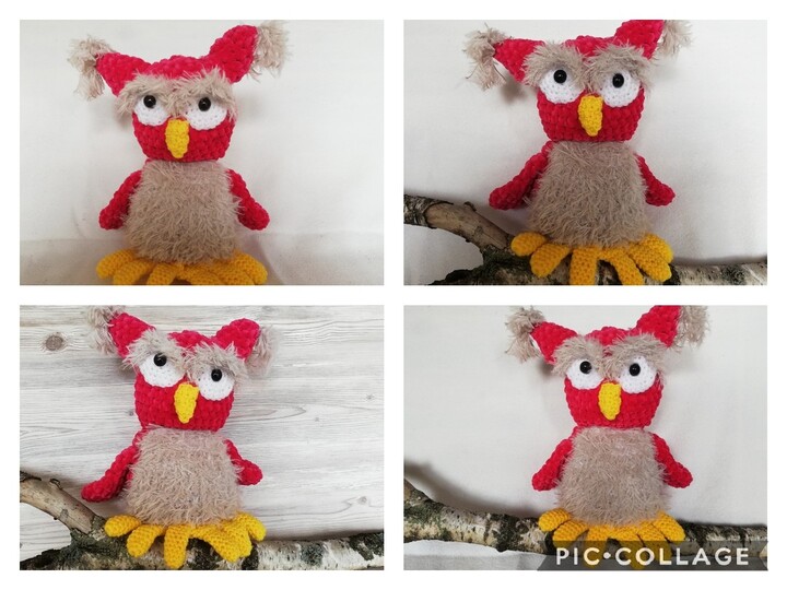 Eule Olga, Häkelanleitung