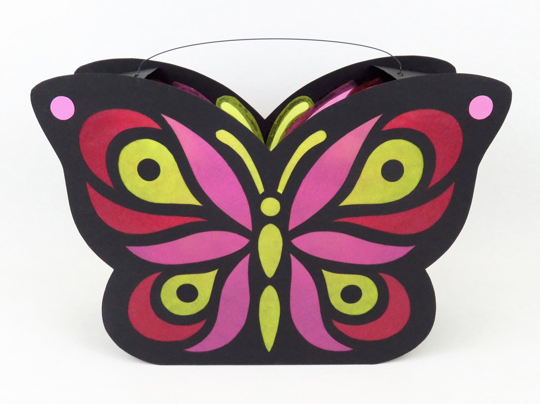 St. Martins-Laterne – Schmetterling – Bastelanleitung mit Vorlagen