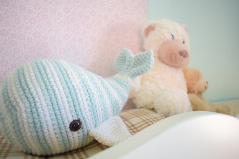 whale HUGO music box crochet instruction ENGLISH