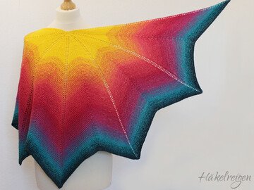 Tunisian Crochet Pattern "Altaira" Shawl