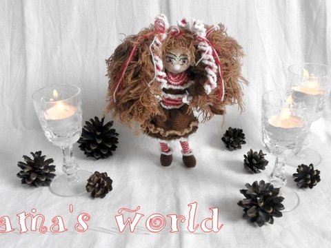 Häkelanleitung Weihnachts-Bande: Lebkuchenmädle Ginga