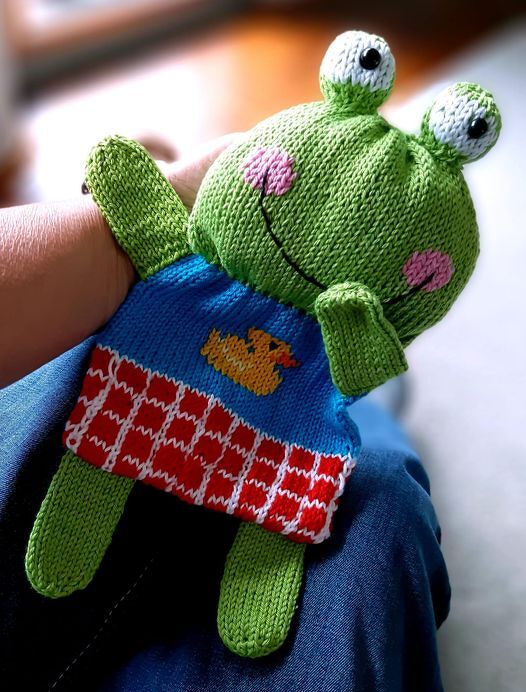 Baby Comforter Frog- Knitting pattern - Image 3