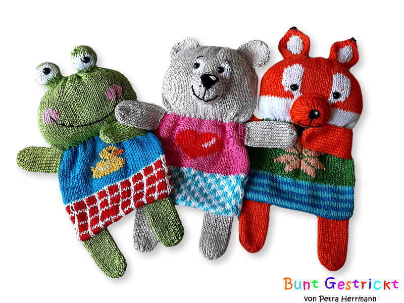 Savings package Baby Comforter "Best Buddies" - Knitting pattern