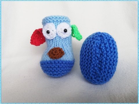 Strickanleitung Babyschuhe ohne Nadelspiel - tragbar von 0-6 Monaten