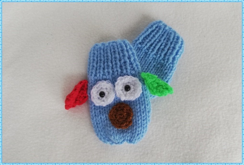 Strickanleitung Babyfäustlinge 0-12 Monate - ausführliche Anleitung