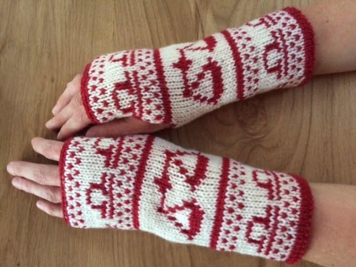 Anleitung Sternzeichen Armstulpen - Die Waage