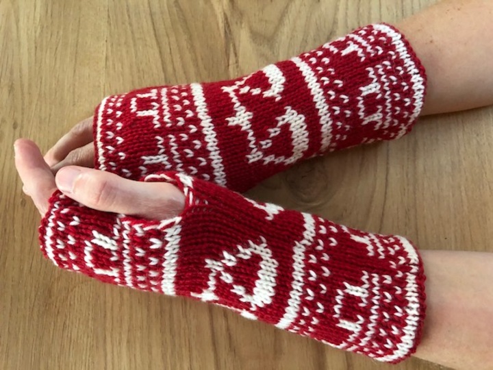 Anleitung Sternzeichen Armstulpen - Die Waage