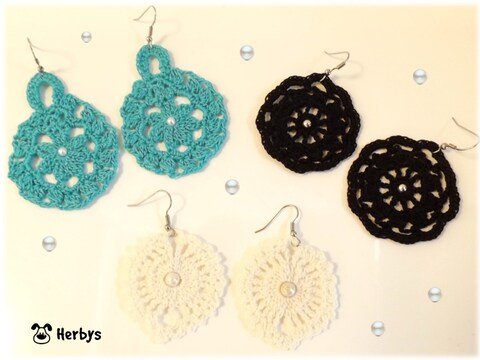 Häkelanleitung Ohrringe "Vintage"
