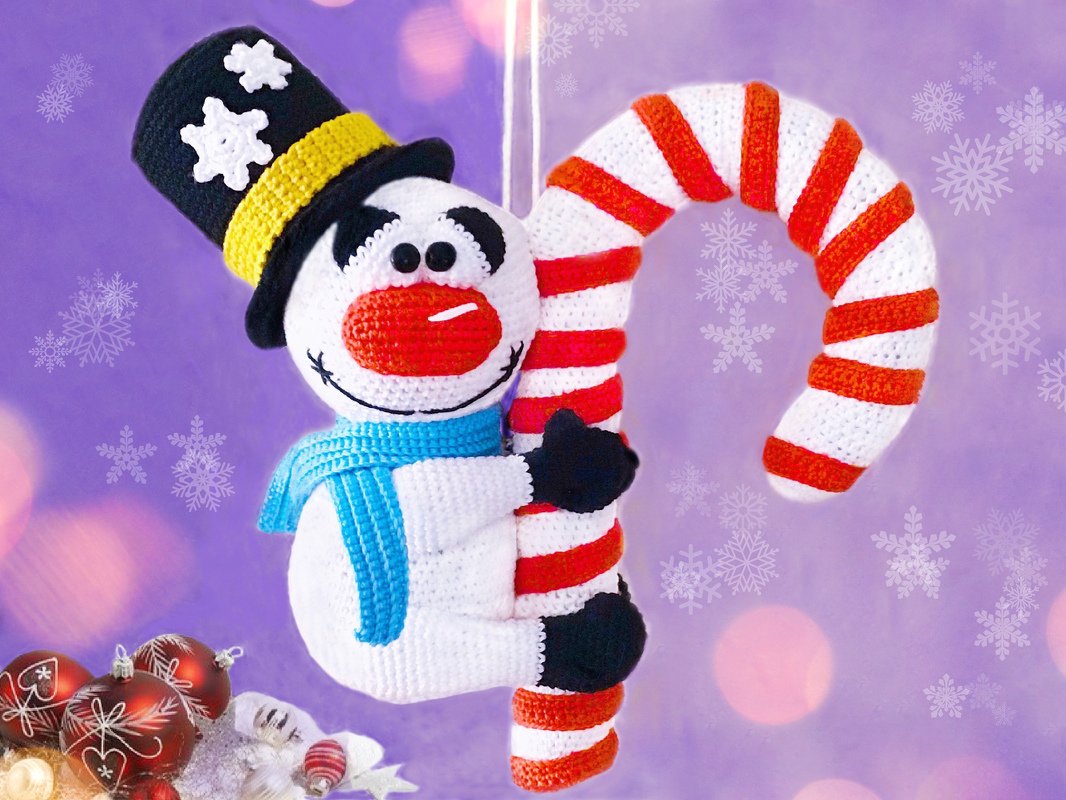 Candy canes man - Crochet Pattern from Diana´s kleiner Häkelshop - Image 2