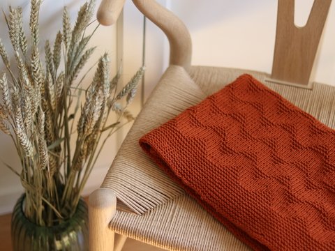 Anleitung Babydecke Palma