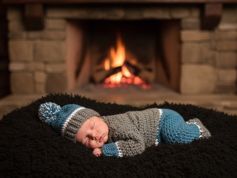Crochet Pattern baby boy sweater set