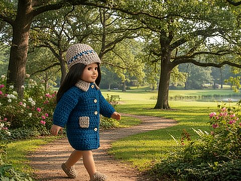 Pattern 18 inch doll jacket