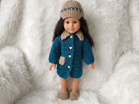 Pattern 18 inch doll jacket
