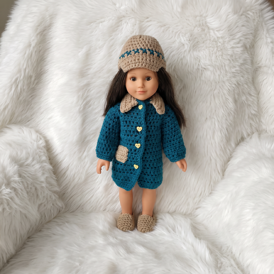 Pattern 18 inch doll jacket