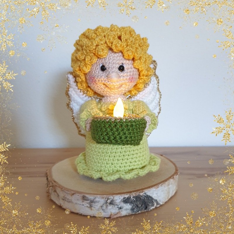 Häkelanleitung "Teelichthalter Engel Karlie" (Überarbeitete Version) - Bild 2