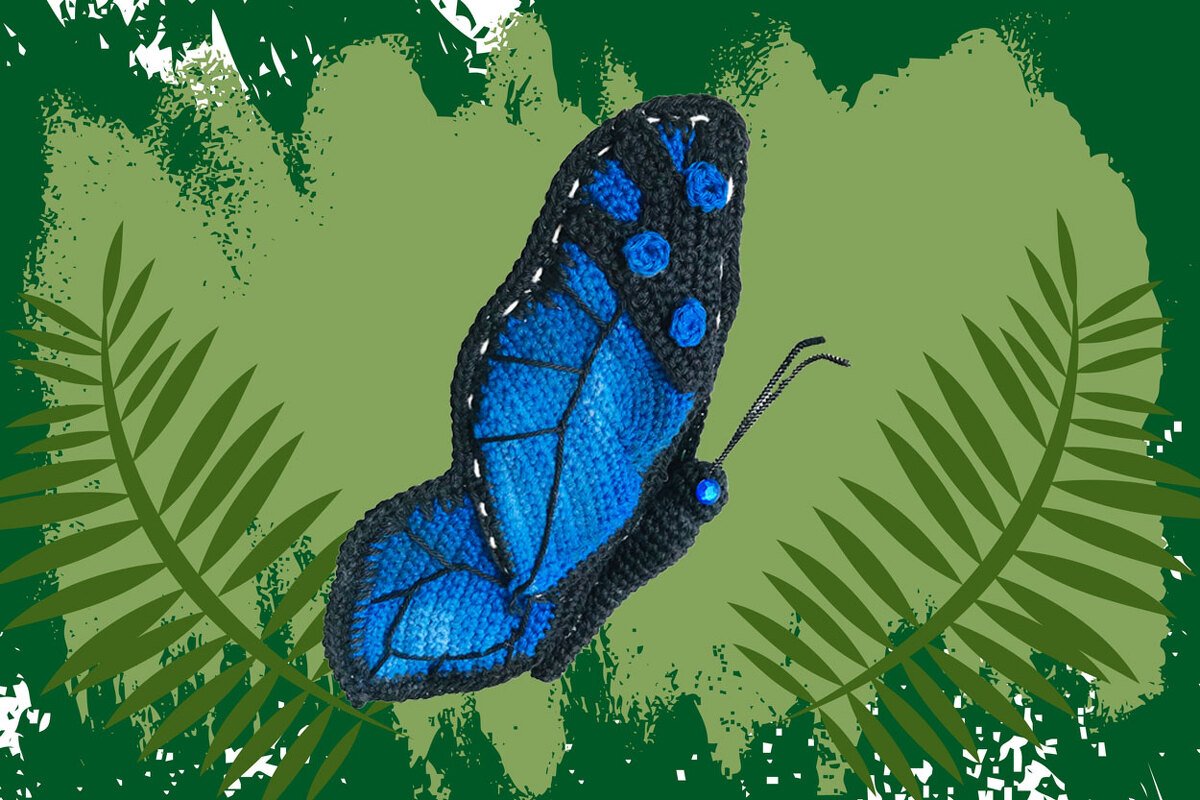 Schmetterling Amazonica - Kollektion Amazonas Häkelanleitung Amigurumi