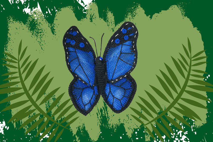 Schmetterling Amazonica - Kollektion Amazonas Häkelanleitung Amigurumi