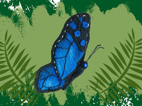 Schmetterling Amazonica - Kollektion Amazonas Häkelanleitung Amigurumi