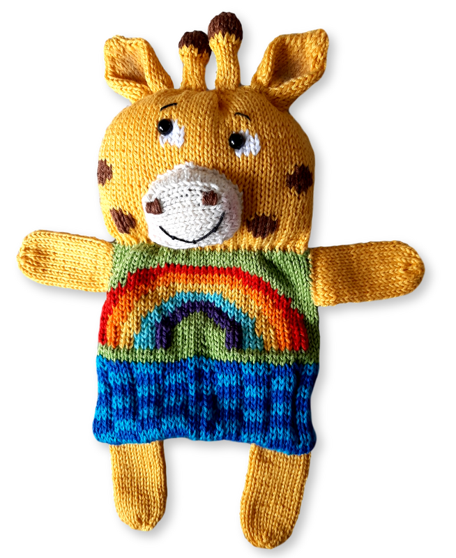 Baby Comforter Giraffe - Knitting pattern - Image 2