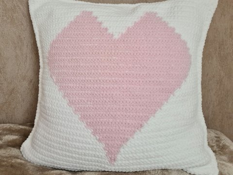 Anleitung Kissen mit Herz