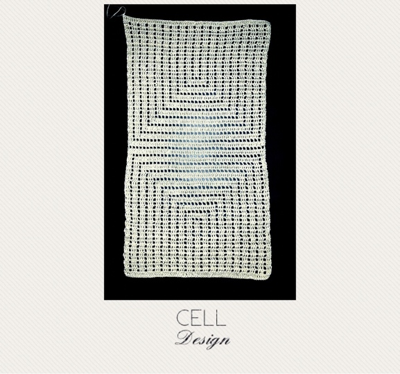 Anleitung Tischdecke geometrische Illusion