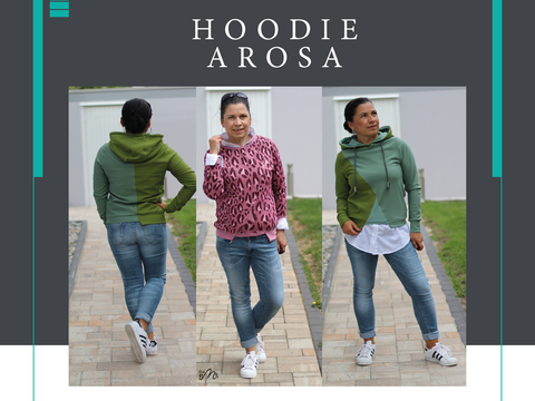 Ebook Hoodie AROSA Gr. XS-XXXL