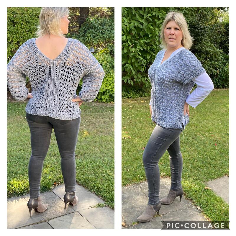 Häkelanleitung Pullover/Shirt "Fabelhaft" alle Damen Größen - Bild 2