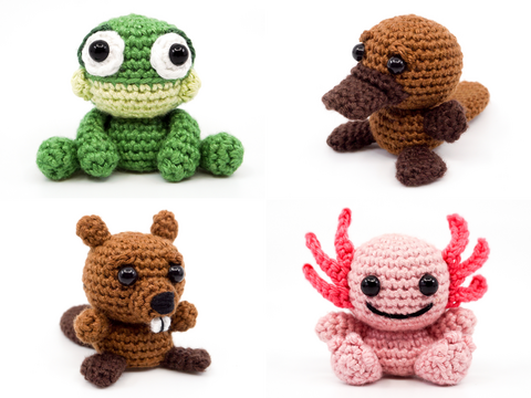 Wassertiere PDF Häkelanleitung Sparset